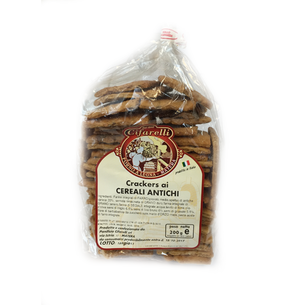 Crackers ai cereali antichi