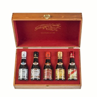 Giusti Balsamic Vinegar Collection  5 Champagnottine 5 X 100 ML