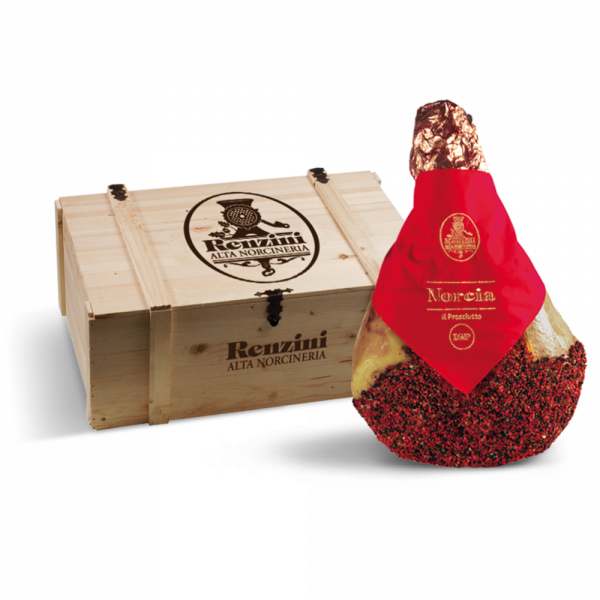 Prosciutto di Norcia IGP-Norcia Red & Black Pepper