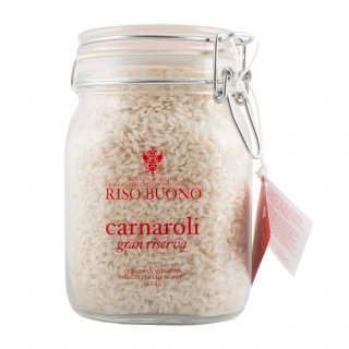 Carnaroli Gran Riserva Rice Glass Jar 950gr Riso Buono