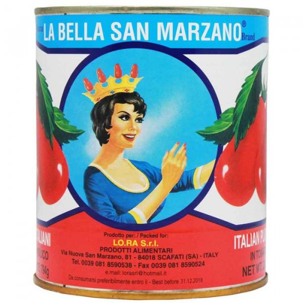 La Bella San Marzano Italian Peeled Tomatoes