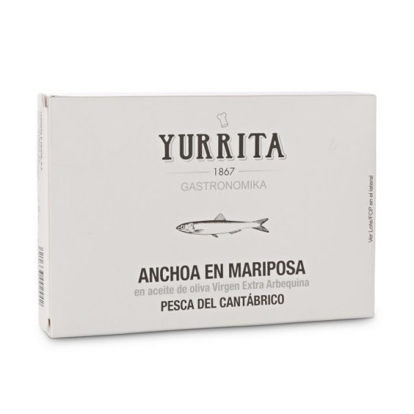 Cantabrico Yurrita Anchovies Double Fillet XXL in Mariposa 105gr
