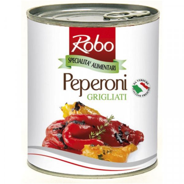 Grilled Peppers 800gr Robo