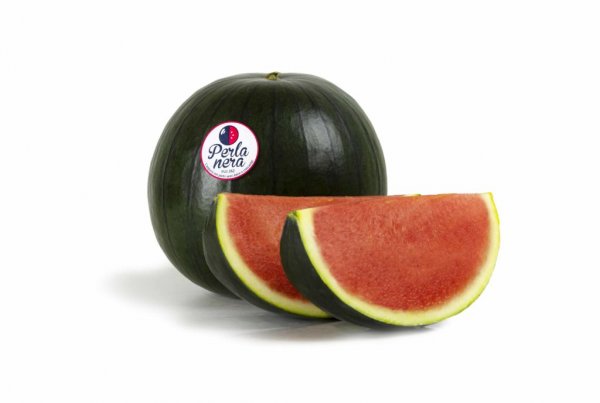 Watermelon Black Pearl sliced