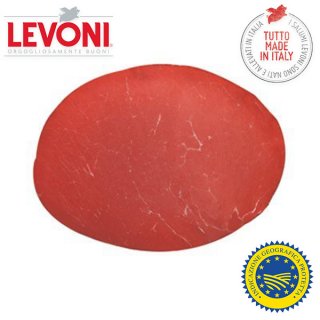 Bresaola della Valtellina IGP affettata