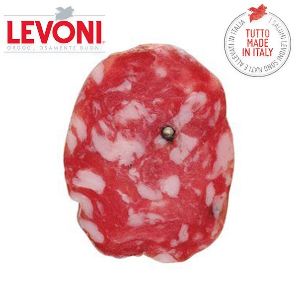 Salame del Po sliced