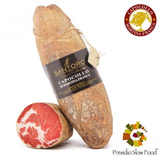 Capocollo di Martina Franca sliced - Slow Food Presidium