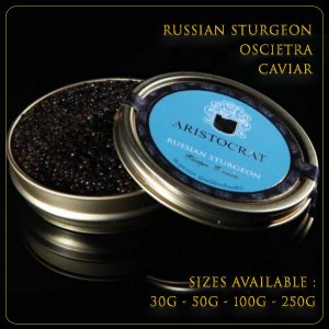 Russian Sturgeon Oscietra Caviar