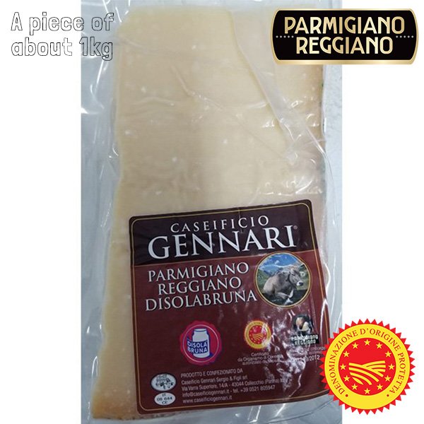 Parmigiano Reggiano DOP Vacche Brune 24 months 1kg