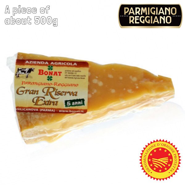 Parmigiano Reggiano DOP Gran Riserva Extra 5 years 500g