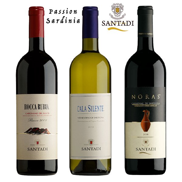 Passion Sardinia Island wines - 3 bottles