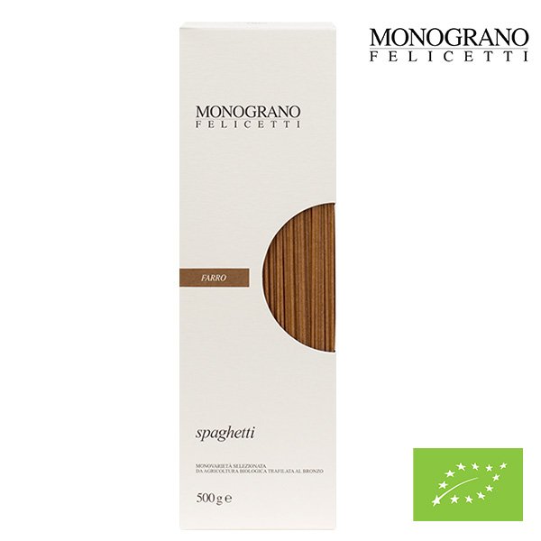Organic Spaghetti Farro-Spelt Monograno Felicetti 500g