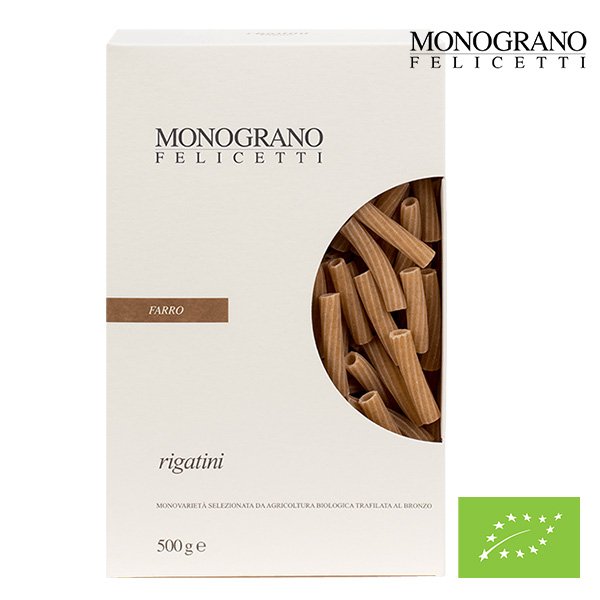 Organic Rigatini Farro-Spelt Monograno Felicetti 500g
