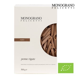 Organic Penne Rigate Farro-Spelt Monograno Felicetti 500g