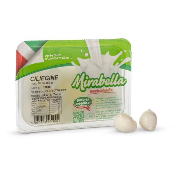 Cow Milk Fiordilatte Cherries 10gr x 20