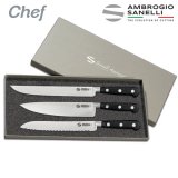 Gift box with 3 forged knives Chef Line