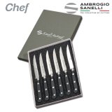 Steak Knives 6 pieces with Gift Box