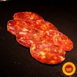 Chorizo Iberico de Bellota DOP sliced