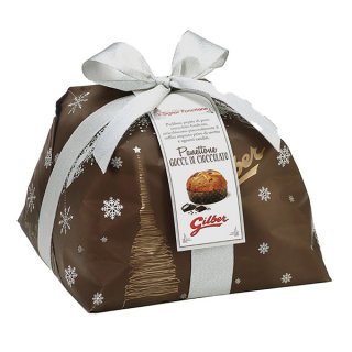 Panettone 1 Kg Gilber Chocolate Drops