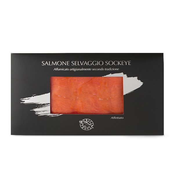 Wild Catch Sockeye Smoked Salmon Alaska sliced 100g