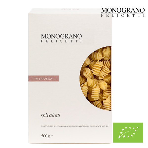 Organic Spiralotti il Cappelli Monograno Felicetti 500g