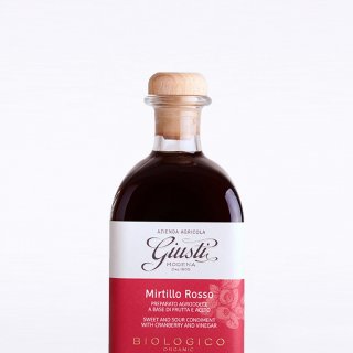Orgnaic sweet & sour condiment with cranberry