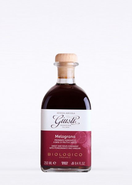 Organice sweet & sour condiment ith pomegranate