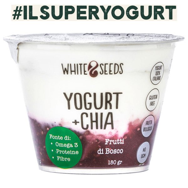 Yogurt with Chia - Wild Red Berries 180gr