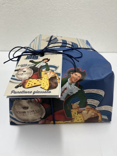 Panettone Classico Giovanni Cova with Almond Frosting 1Kg