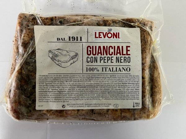 Guanciale Pork Cheek with Black Pepper
