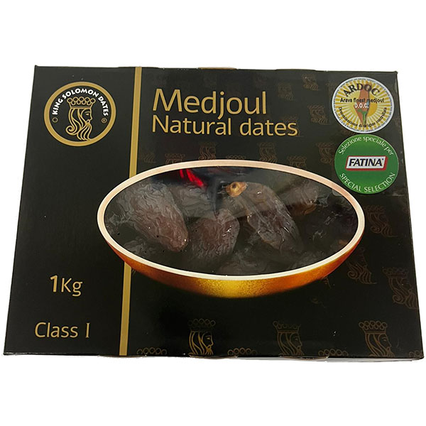 Mejoul Dates Class I - 1kg Box Natural Dates Special Selection Fatina