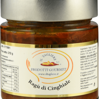 Wild Boar Meat Ragù Sauce 212g